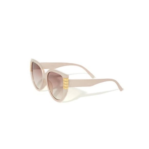 So Purrsuasive Cat Eye Sunglasses Nude‎